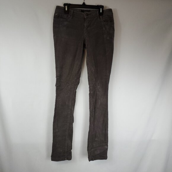 Jessica Simpson Forever Skinny Greyish Brown Corduroy Style Skinny Pants Sz 26R - Picture 1 of 14